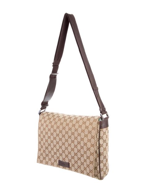 gucci children's messenger bag|Children's GG canvas messenger bag .